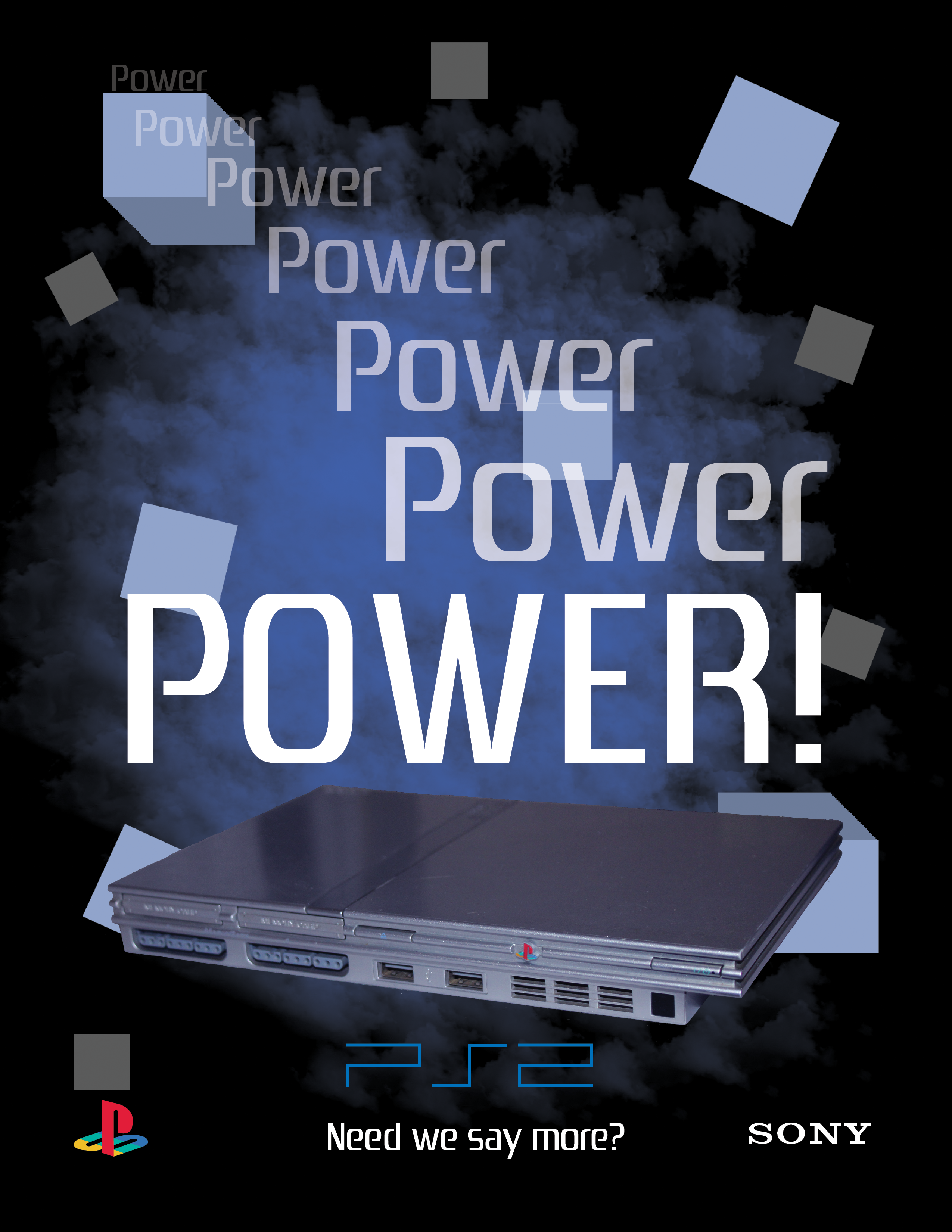 An unofficial ad for the PS2 heavily inspired by the menu screen.